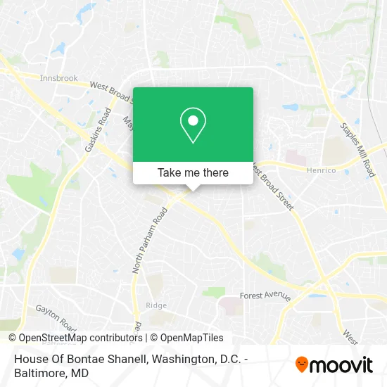 House Of Bontae Shanell map