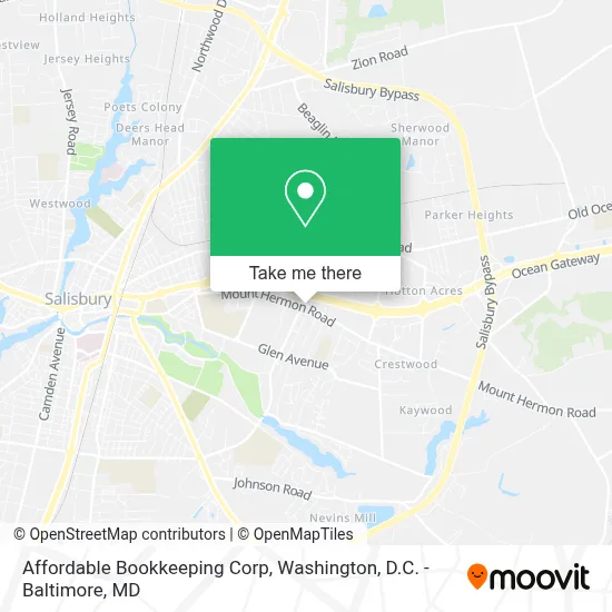 Affordable Bookkeeping Corp map