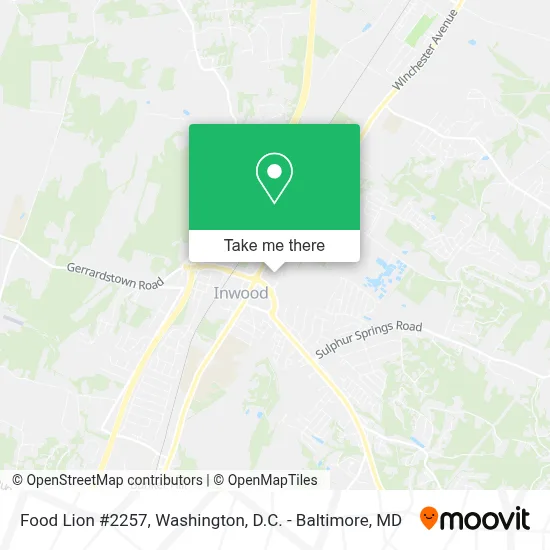 Food Lion #2257 map