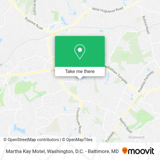 Martha Kay Motel map
