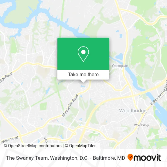 The Swaney Team map