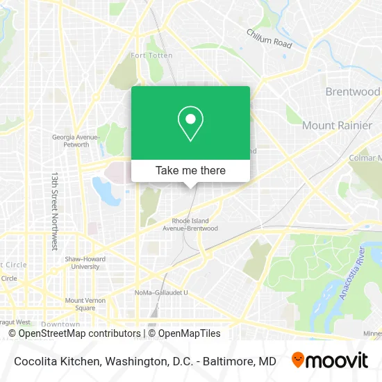 Cocolita Kitchen map