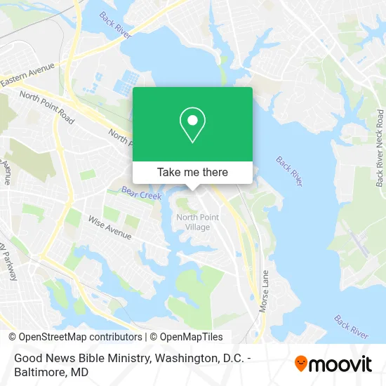 Good News Bible Ministry map