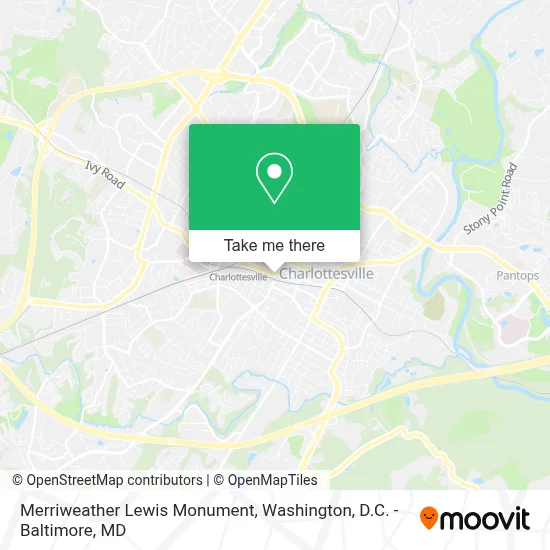 Merriweather Lewis Monument map