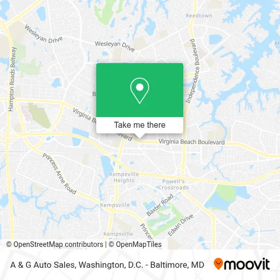 A & G Auto Sales map