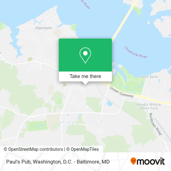 Paul's Pub map
