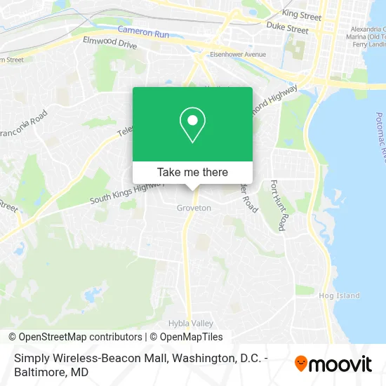 Simply Wireless-Beacon Mall map