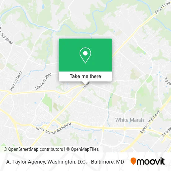 A. Taylor Agency map