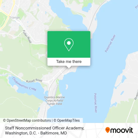 Staff Noncommissioned Officer Academy map