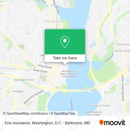 Erie Insurance map