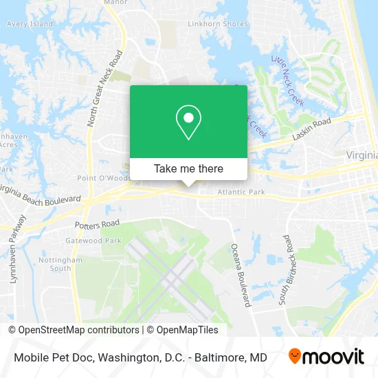 Mobile Pet Doc map