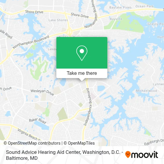 Sound Advice Hearing Aid Center map