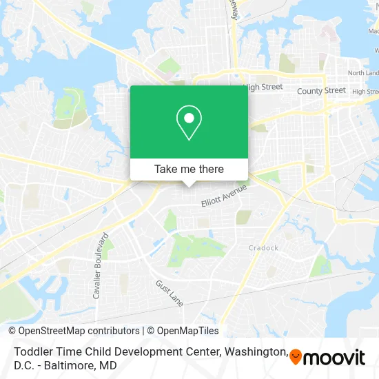 Toddler Time Child Development Center map