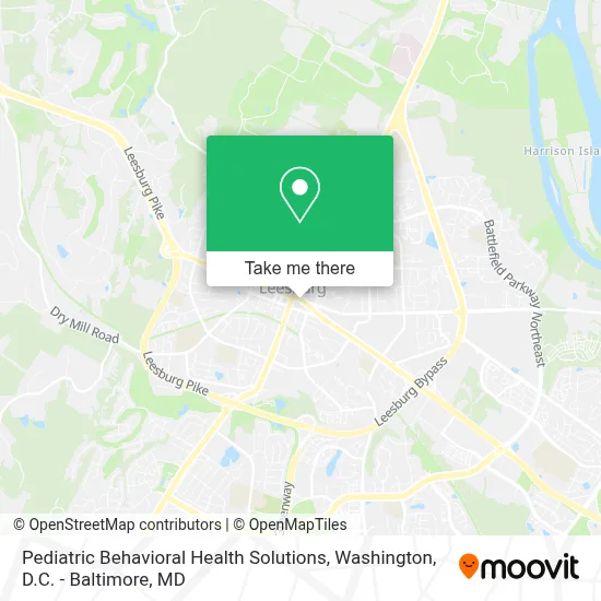 Pediatric Behavioral Health Solutions map