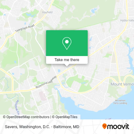 Savers map