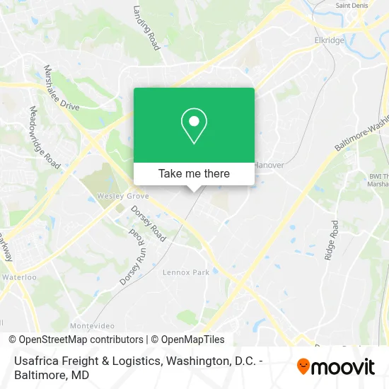 Usafrica Freight & Logistics map