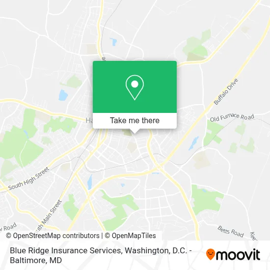 Blue Ridge Insurance Services map