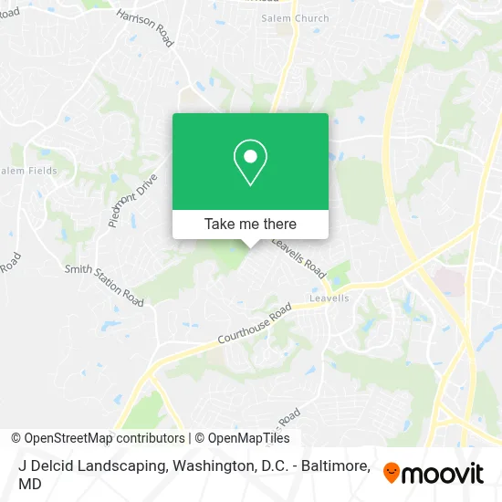 J Delcid Landscaping map