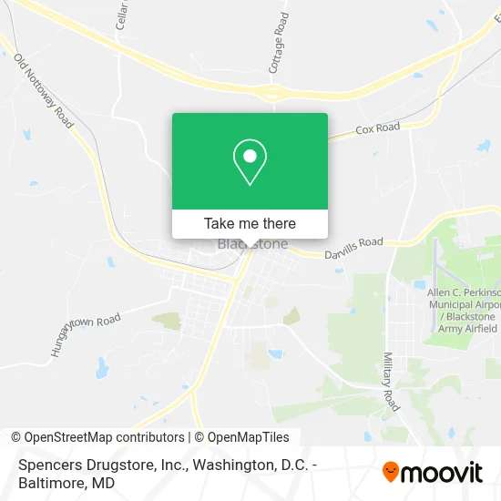Spencers Drugstore, Inc. map