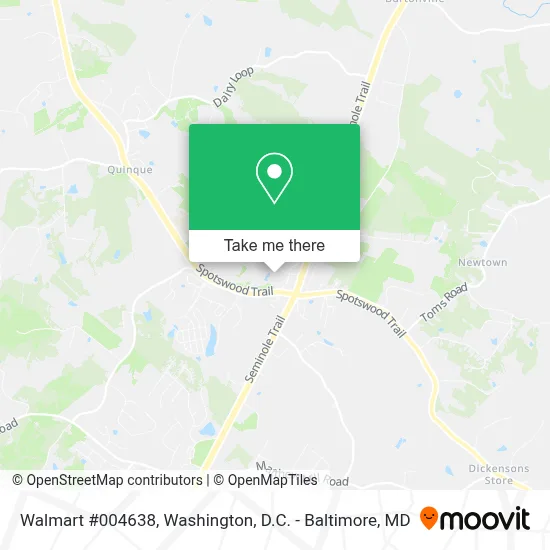 Walmart #004638 map