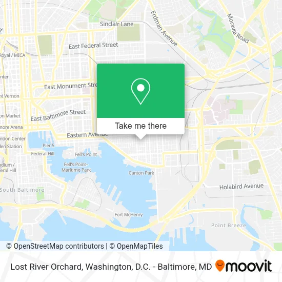 Lost River Orchard map