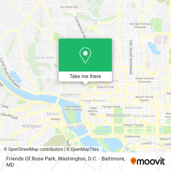 Friends Of Rose Park map