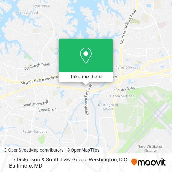 The Dickerson & Smith Law Group map