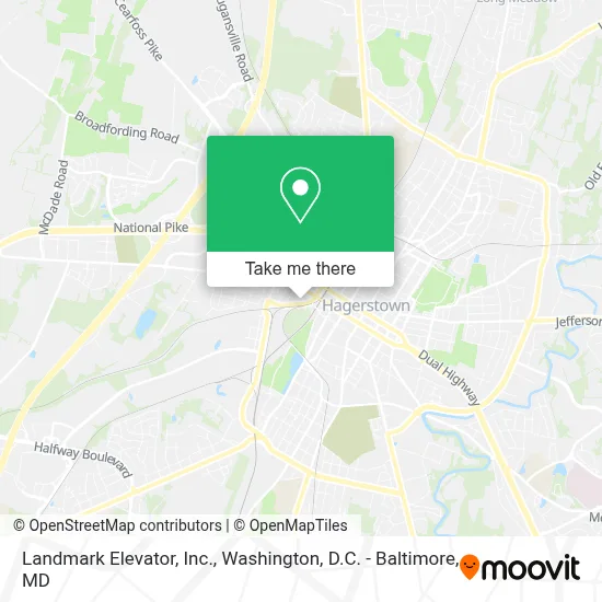 Landmark Elevator, Inc. map