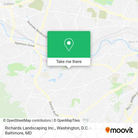 Richards Landscaping Inc. map