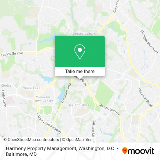 Harmony Property Management map