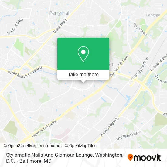 Stylematic Nails And Glamour Lounge map