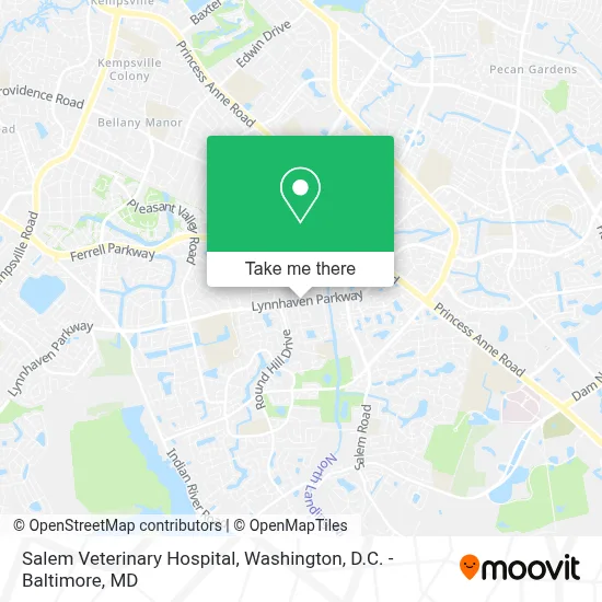 Salem Veterinary Hospital map