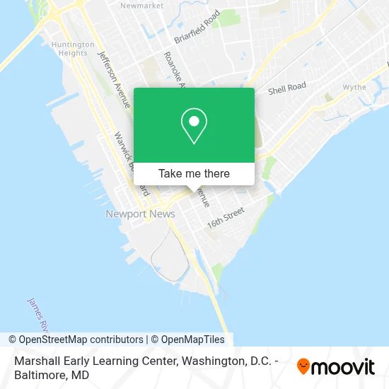 Marshall Early Learning Center map
