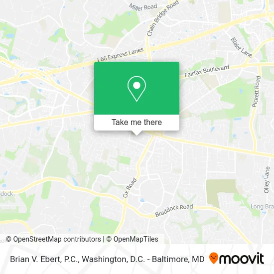Brian V. Ebert, P.C. map