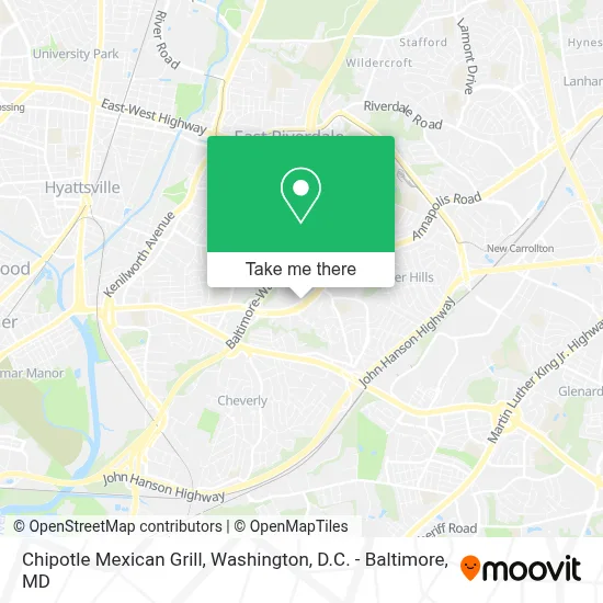 Chipotle Mexican Grill map