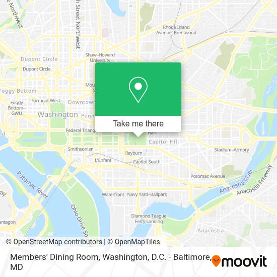 Members' Dining Room map