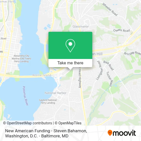 New American Funding - Steven Bahamon map