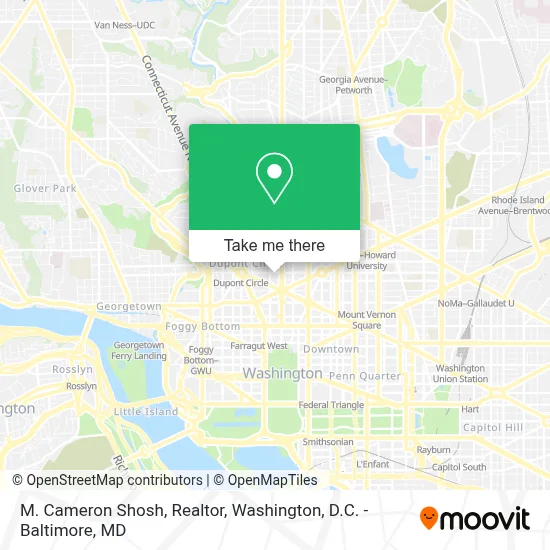 M. Cameron Shosh, Realtor map
