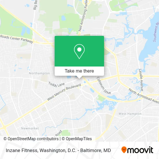 Inzane Fitness map