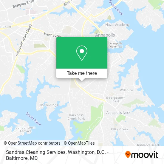 Sandras Cleaning Services map