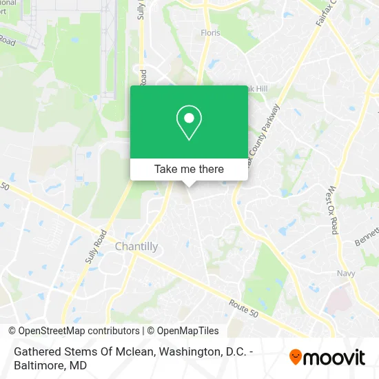 Gathered Stems Of Mclean map