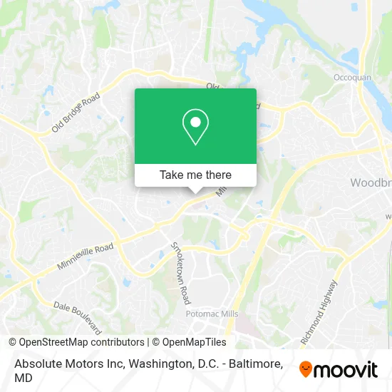 Absolute Motors Inc map
