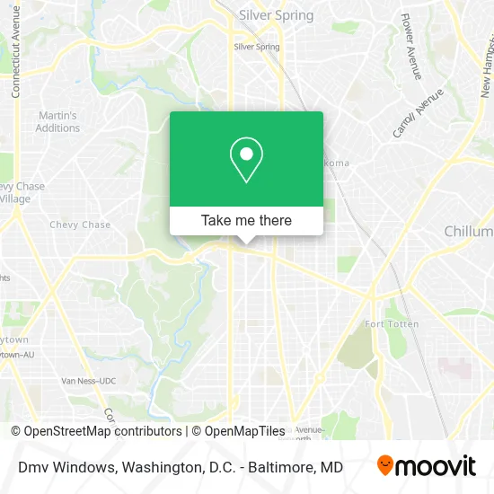 Dmv Windows map