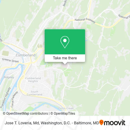 Jose T. Loveria, Md map