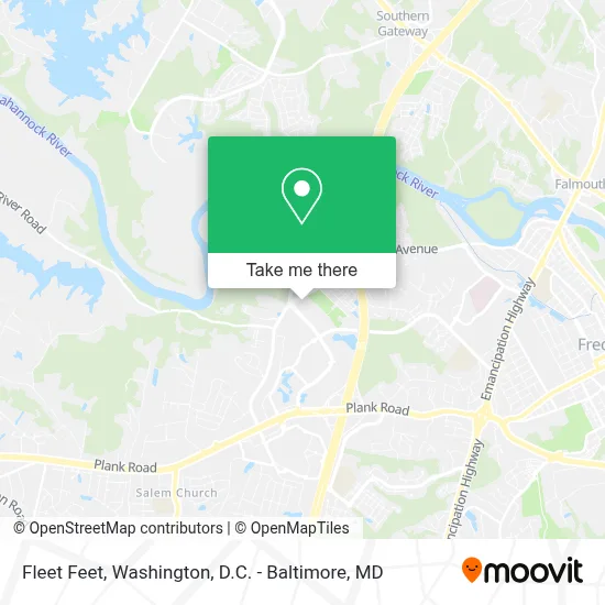 Fleet Feet map