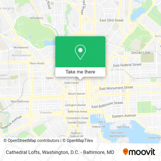 Cathedral Lofts map