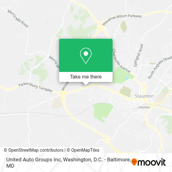 United Auto Groups Inc map
