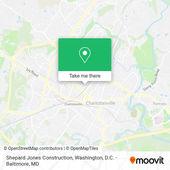 Shepard Jones Construction map