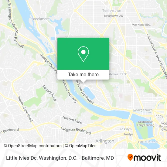 Little Ivies Dc map