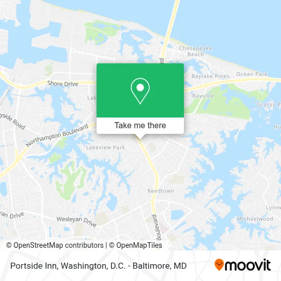 Portside Inn map